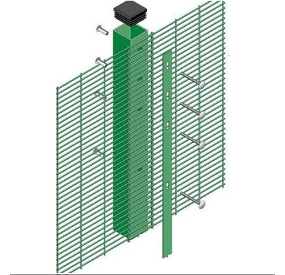 hot dipped  galvanized Powder Coated High Security Anti Climb Mesh 358 Fence