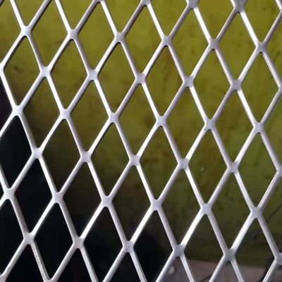 1.2mm Galvanized Flattened Expanded Metal Sheet Steel Mesh For Runways