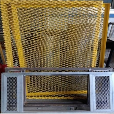 1.2mm Galvanized Flattened Expanded Metal Sheet Steel Mesh For Runways