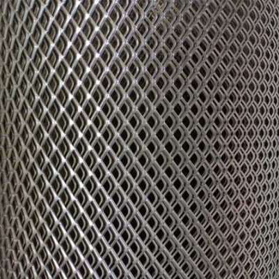 1.2mm Galvanized Flattened Expanded Metal Sheet Steel Mesh For Runways