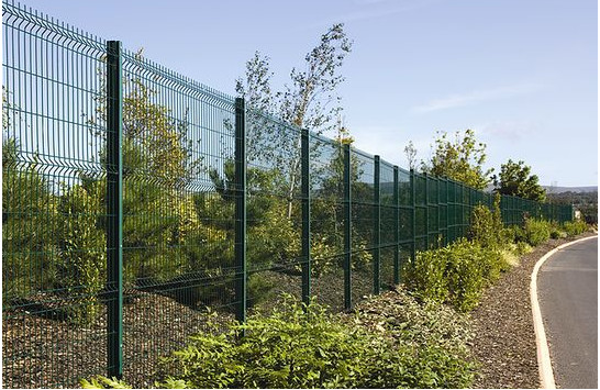 50x150mm Square Post 3d Welded Wire Fence Powder Coated