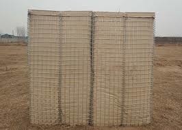 Defensive  Barrier Wall Bastion 1.5m×1.5m 1.5m×2m   to resist explosive shock  brick wall thickness