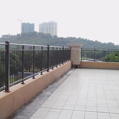 Galvanized Steel W Pale Security Palisade Fence Wrought Iron 1.8m