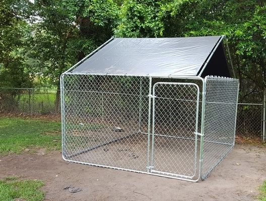 OEM 大型チェーンリンク 犬ラン Kennel 安いフェンスパネル 動物ペットハウス 販売